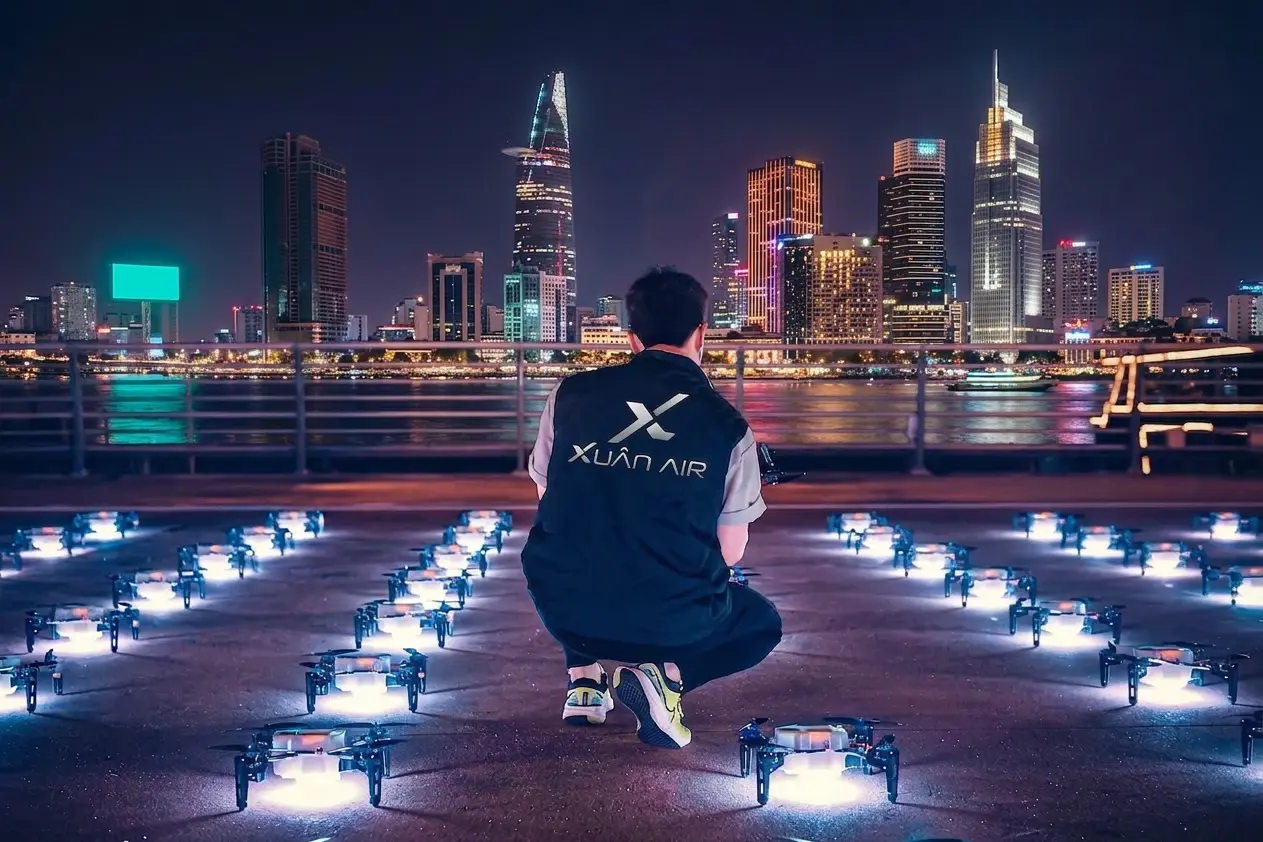 Xuân Air tư vấn nghi thức trao nhẫn cưới bằng drone theo từng không gian tiệc